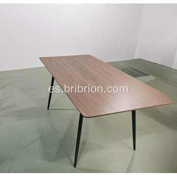 Mesa de comedor de madera extensible moderna para reuniones familiares